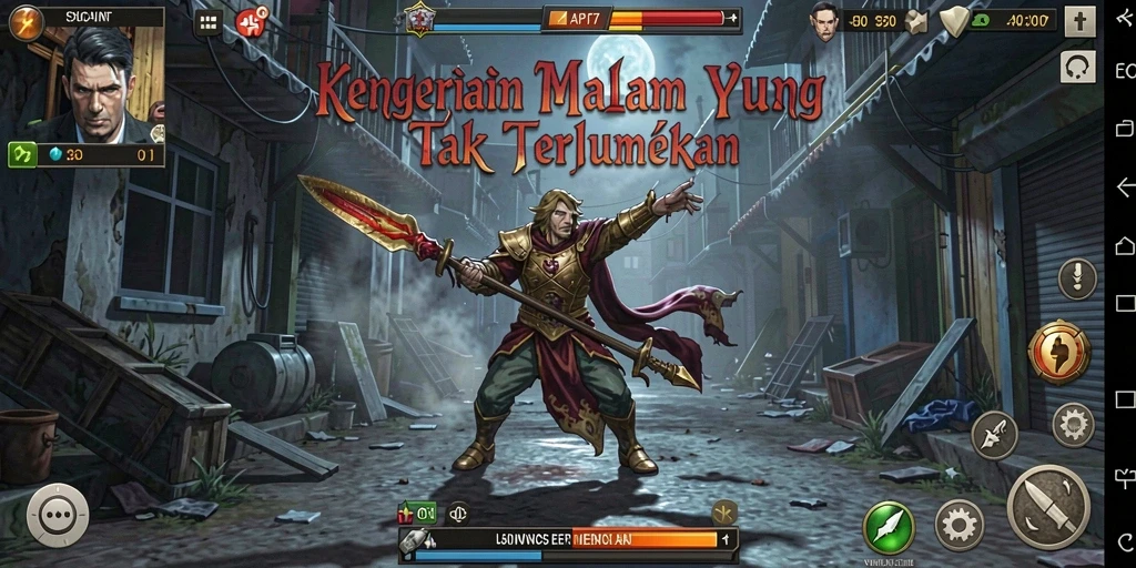 Tangkapan layar gameplay API77 menampilkan suasana mencekam dalam permainan Horror.