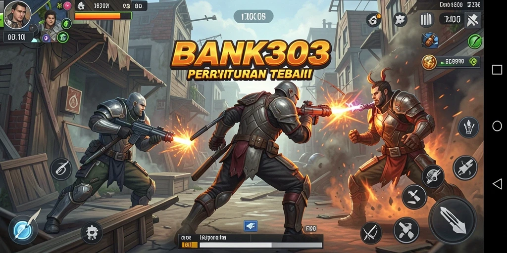 Tampilkan aksi seru dari pertarungan di BANK303 dengan karakter unik.
