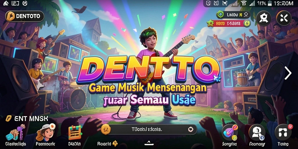 Screenshot DENTOTO menampilkan gameplay menarik dan interaktif.