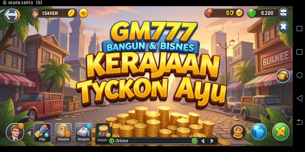 Tampilan gameplay seru dalam GM777 yang penuh strategi Tycoon.