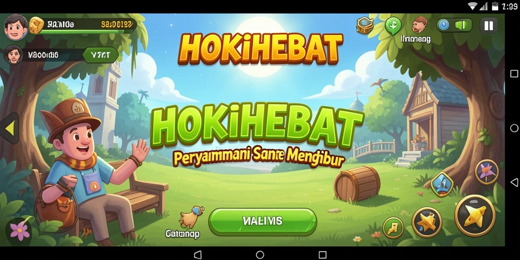 Screenshot gameplay HOKIHEBAT yang menampilkan aksi menyenangkan dan tantangan.