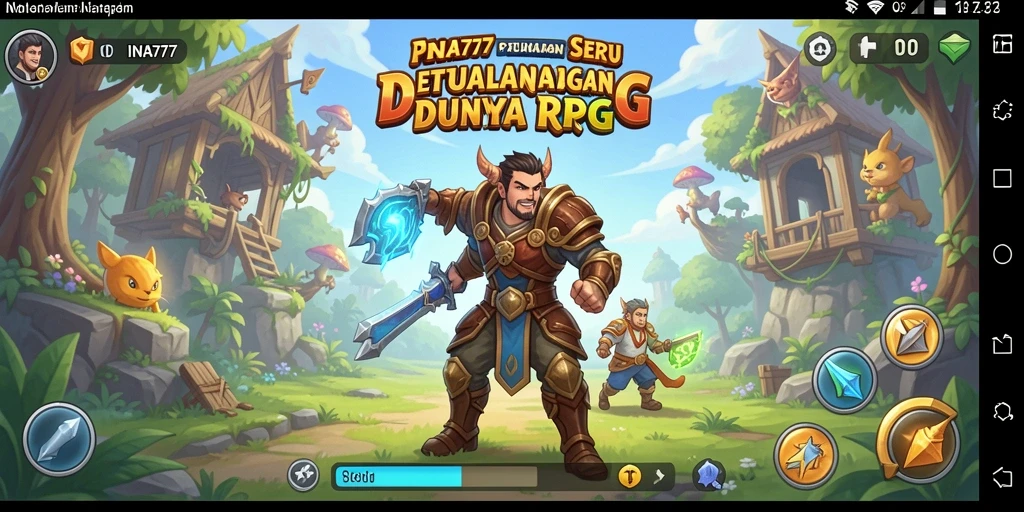 Menampilkan gameplay mendalam pada petualangan RPG di INA777.
