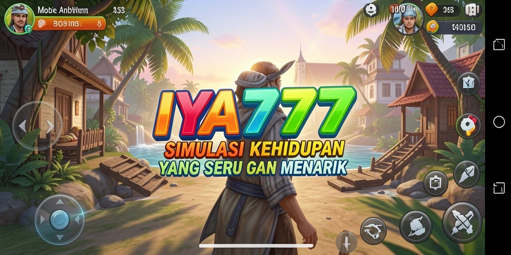 Menampilkan karakter dalam aksi di dunia simulasi yang dinamis.