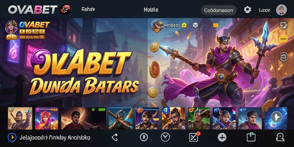 Screenshot gameplay OVABET yang menunjukkan kebebasan menjelajahi dunia.