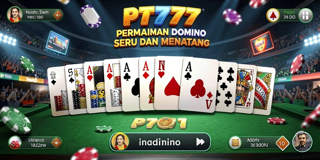 Gameplay seru dan menantang dalam permainan Domino PT777.