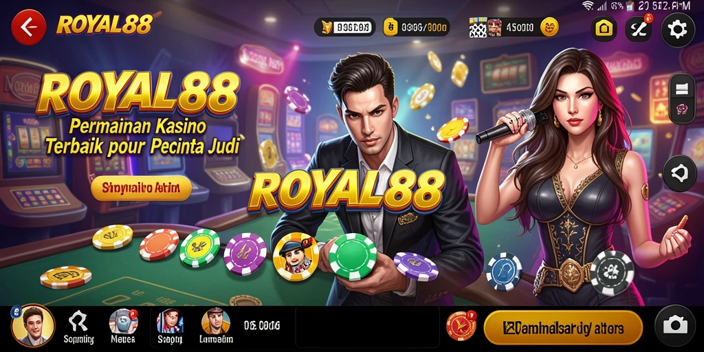 Screenshot utama ROYAL88 yang menampilkan keseruan permainan Kasino.