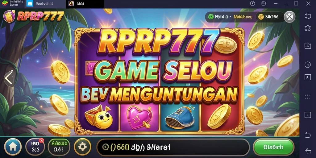 Tampilan gameplay slot RPRP777 yang menarik dan mengasyikkan.